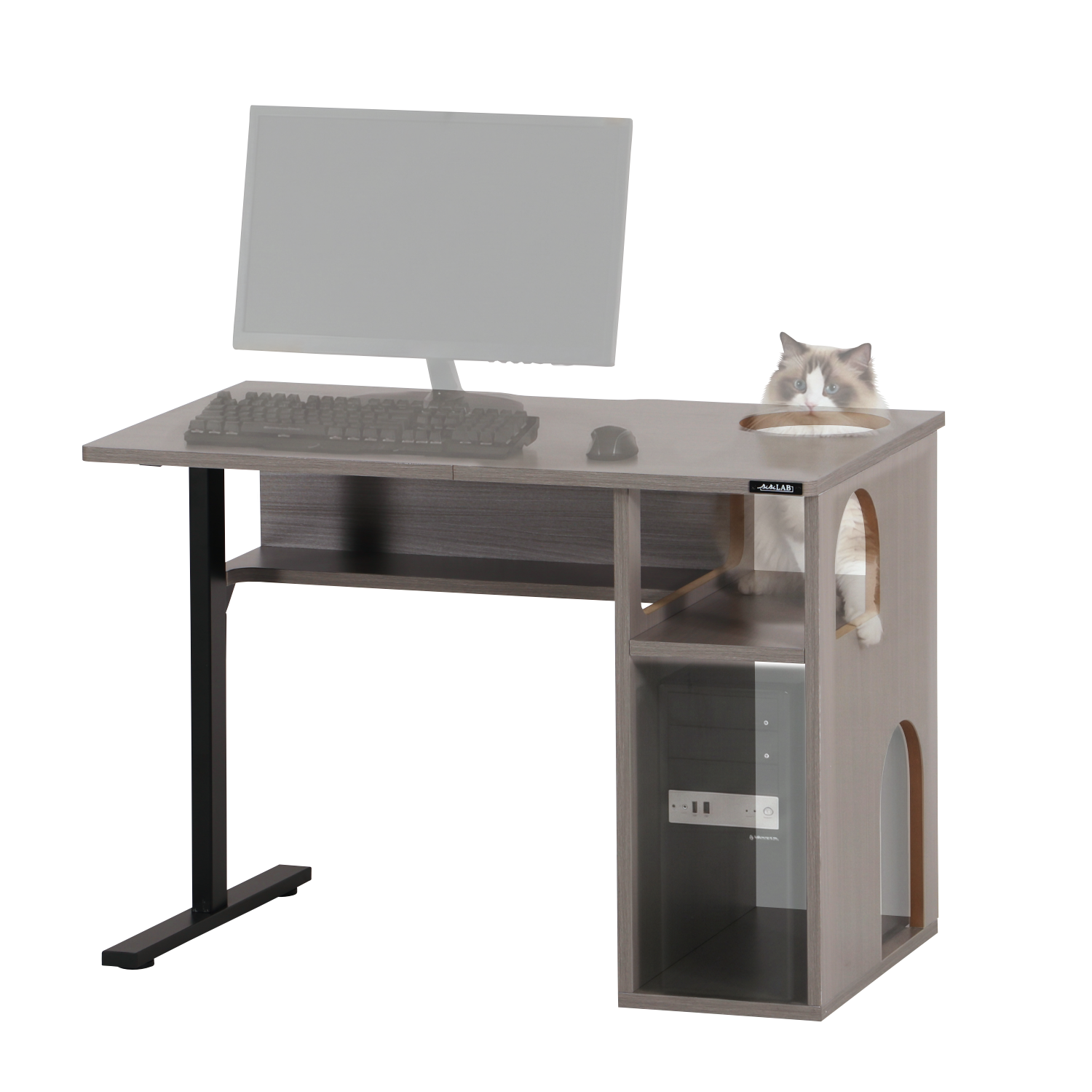 猫ハウスデスク